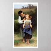 Krone der Blume, Plakat Bouguereau (Vorne)