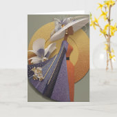 KRONE DER ELEGANZ #3 KARTE (Gelbe Blume)