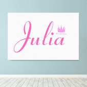 Krone der Prinzessin Leinwanddruck (Insitu (Holzboden))