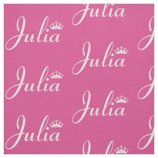 Krone der Prinzessin Stoff (Muster)