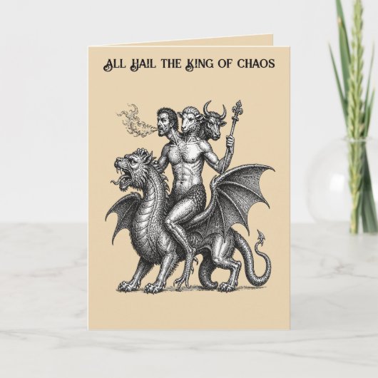 Krone des dreifachen Asmodeus Karte (Vorderseite)