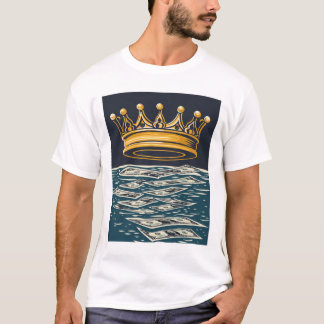 Krone des Wohlstands - Geld und Power - Illustrati T-Shirt