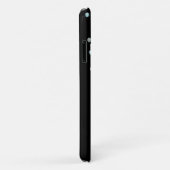 Krone, Edelsteine und Kristallschuh auf schwarz Case-Mate iPhone Hülle (Hinten/Rechts)