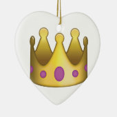 Krone emoji keramikornament (Rechts)