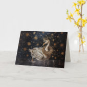 Krone - Faltkarte Karte (Gelbe Blume)