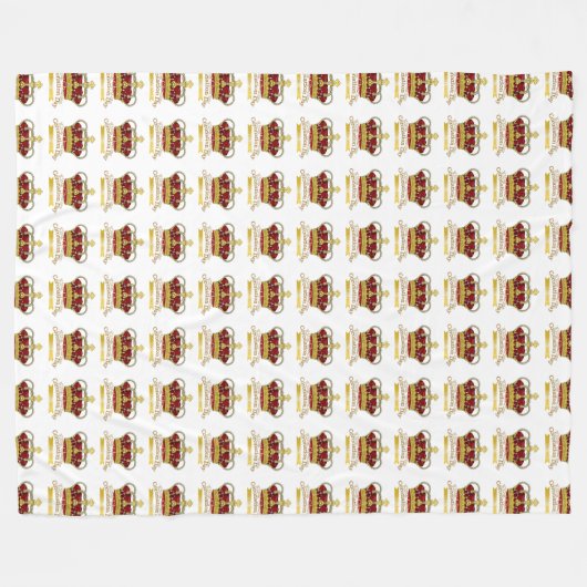 Krone Fleecedecke (Vorderseite (Horizontal))