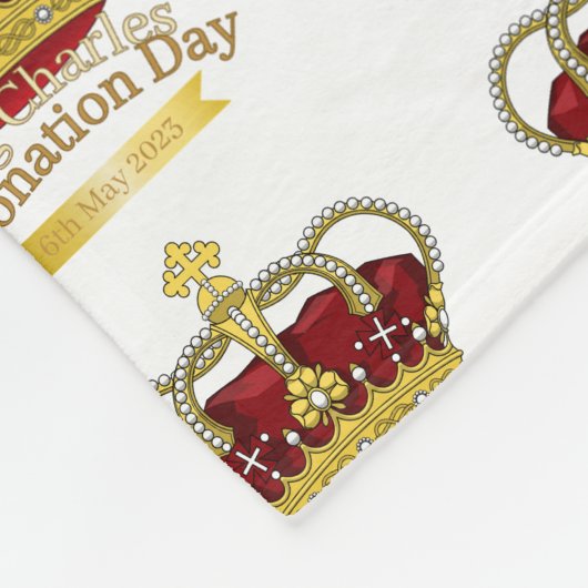 Krone Fleecedecke (Ecke)