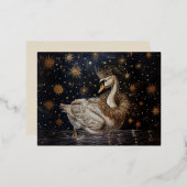 Krone - Fohlen-Postkarten Folie Einladungspostkarte (Vorderseite/Rückseite)