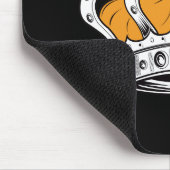 Krone - gelb mousepad (Ecke)