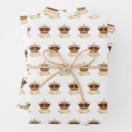 Krone Geschenkpapier Set (Beispiel)