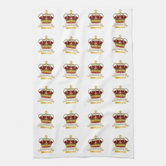 Krone Geschirrtuch (Vertikal)