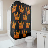 Krone, Goldfolie Duschvorhang (Beispiel)