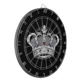 Krone - grau dartscheibe (Vorderseite Links)