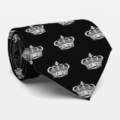 Krone - grau krawatte (Gerollt)