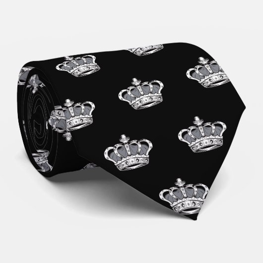 Krone - grau krawatte (Gerollt)