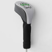 Krone - Grün Golf Headcover (angewinkelt)