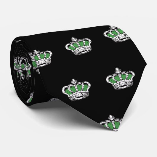 Krone - grün krawatte (Gerollt)