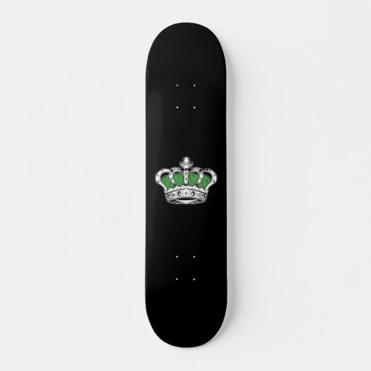 Krone - grün skateboard (Vorne)