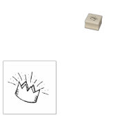 Krone Gummistempel (Stempel)