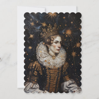 Krone Josephine Flach Einladung 12,7 cm x 17,8 cm