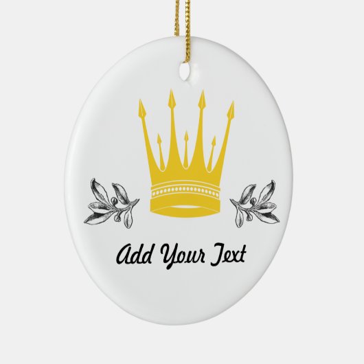 Krone Keramikornament (Rechts)