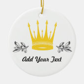 Krone Keramikornament (Vorne)