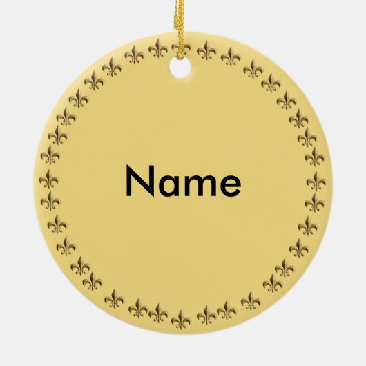 Krone König Vater Verzierung Keramik Ornament (Hinten)