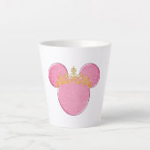 Krone Latte Becher Milchtasse (Vorderseite)