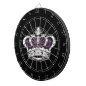 Krone - Lila Dartscheibe (Vorderseite rechts)