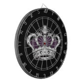 Krone - Lila Dartscheibe (Vorderseite Links)