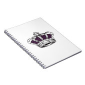 Krone - Lila Notizblock (Rechte Seite)