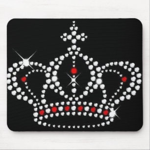 Krone mit Bling Mousepad