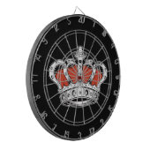 Krone - Orange Dartscheibe (Vorderseite Links)