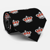 Krone - Orange Krawatte (Gerollt)