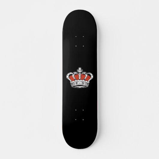 Krone - Orange Skateboard (Vorne)