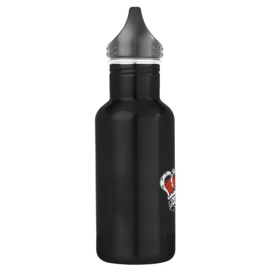 Krone - Orange Trinkflasche (Links)