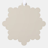 Krone - Papierkartendekoration Ornament Karte (Rückseite)