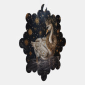 Krone - Papierkartendekoration Ornament Karte (Rechts)