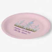 Krone Pappteller (Schrägansicht)