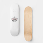 Krone - PInk Skateboard (Vorderseite)