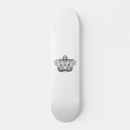 Krone - PInk Skateboard (Vorne)