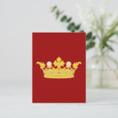 Krone Postkarte (Stehend Vorderseite)