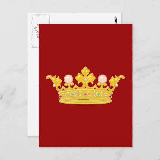Krone Postkarte (Vorne/Hinten)