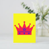 Krone Postkarte (Stehend Vorderseite)