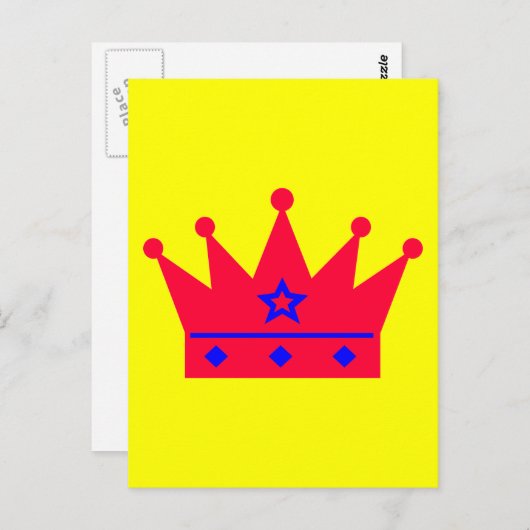 Krone Postkarte (Vorne/Hinten)