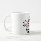Krone - rosa kaffeetasse (Links)