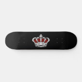 Krone - rot skateboard (Horizontal)
