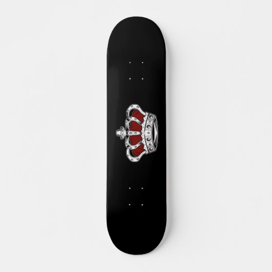 Krone - rot skateboard (Vorne)