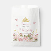 Krone | Schmetterlinge BlumenPrinzessin 1. Geburts Geschenktütchen (Vorderseite)