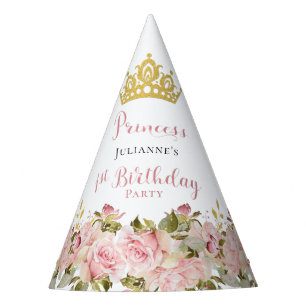 Krone Schmetterlinge BlumenPrinzessin 1. Geburts Partyhütchen
